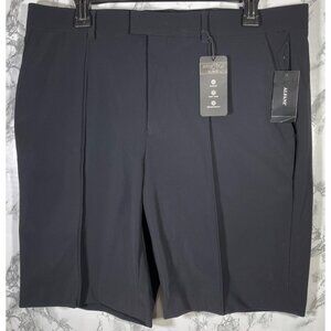 Alfani Mens Black Stretch Alfatech Easy Care & Breathable dress Shorts Size 33
